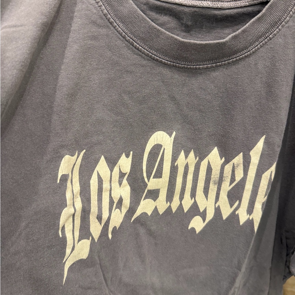 Brandy Melville John Galy Gray Los Angeles Tee - Picture 3 of 3